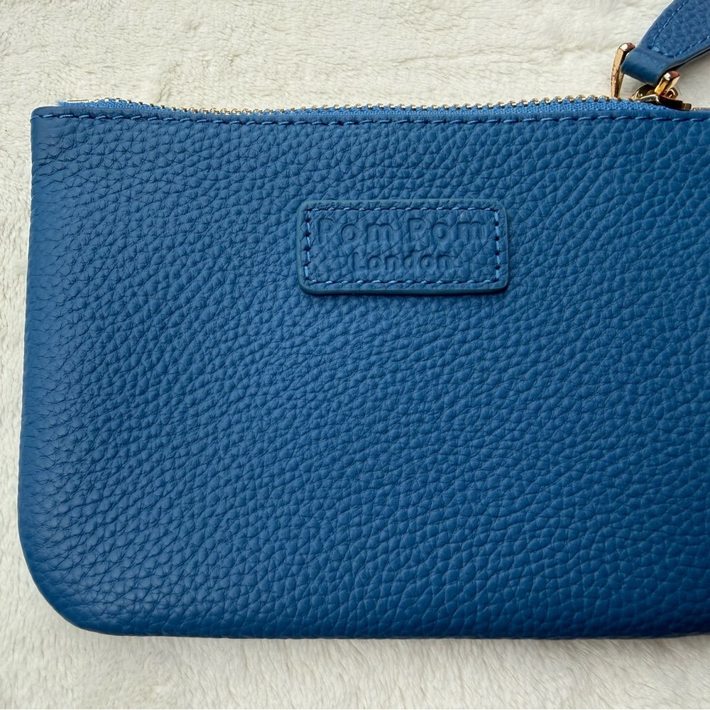 Pom Pom London Blue Coin Purse